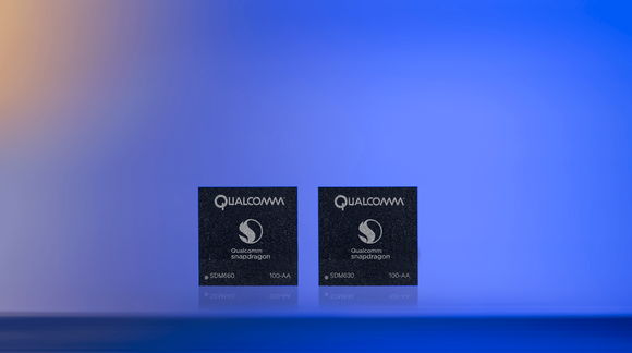 Two Qualcomm Snapdragon chips.