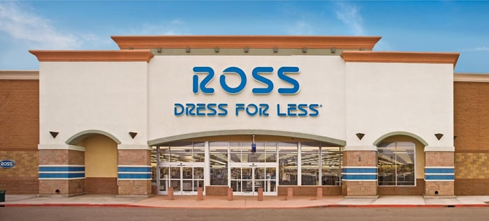 Storefront of Ross Stores.