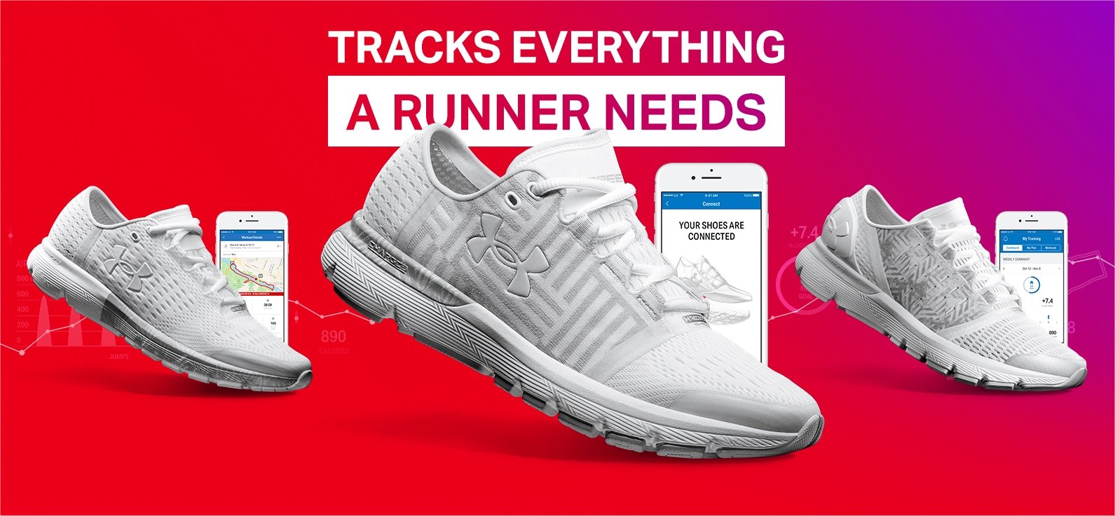 UA's connected shoes.