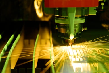 Laser cutting steel