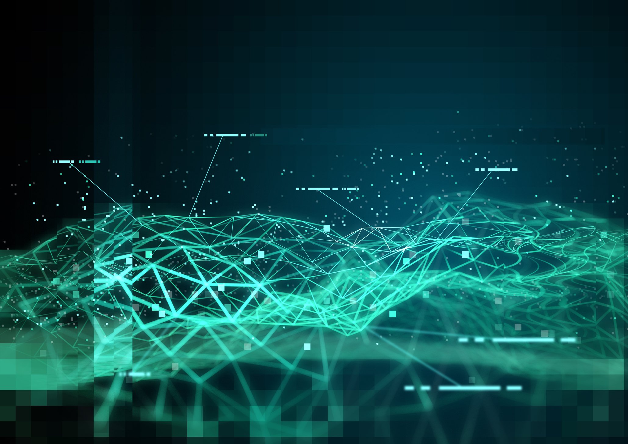 Abstract illustration of data mining