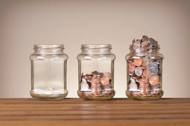 Dividend coin concept GETTY