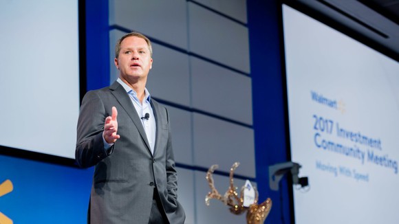CEO Doug McMillon presents at this year's Investor Conference.