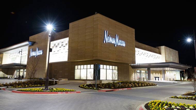 The exterior of a new Neiman Marcus store