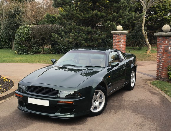 A black car on a driveway