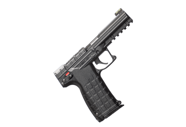 A Kel-Tec PMR-30 against a white background.