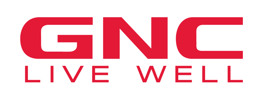 GNC Live Well red text logo