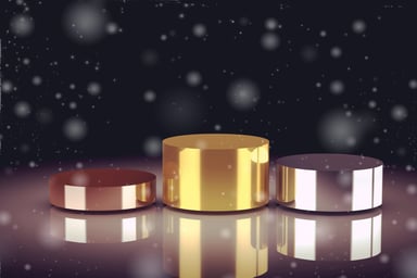 Gold, silver, bronze