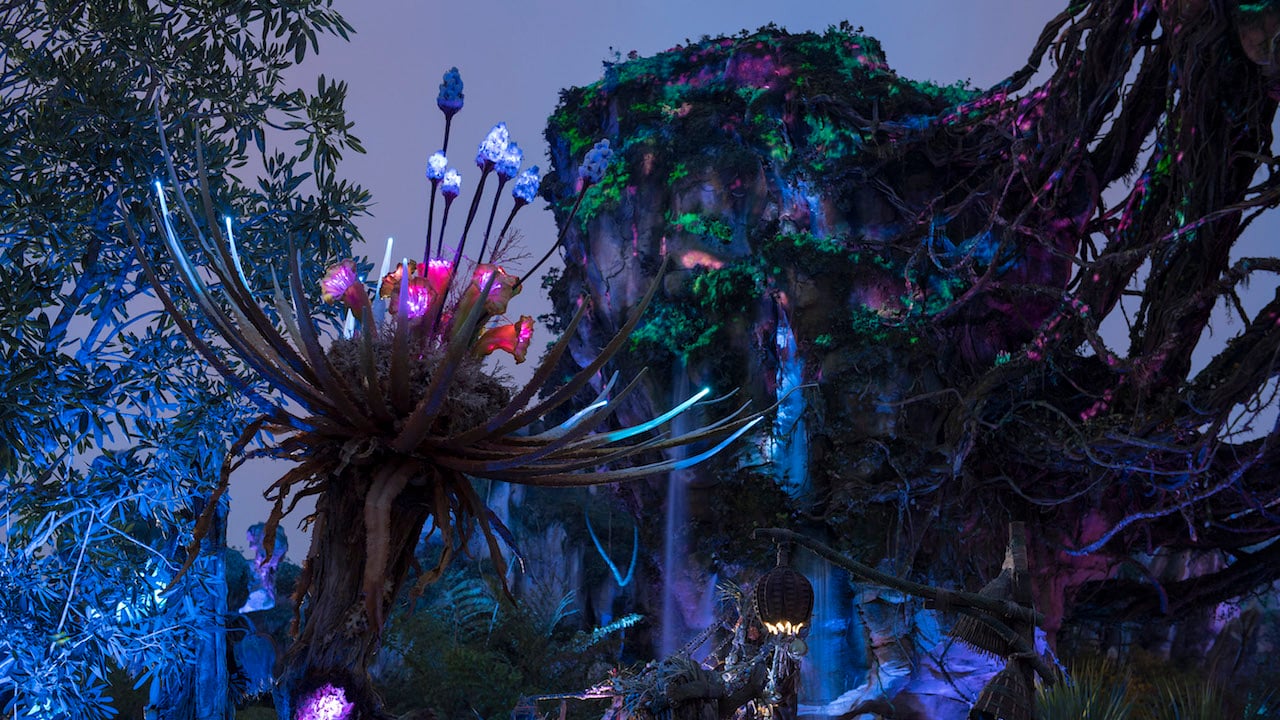 Pandora World of Avatar exhibit at Disney World.