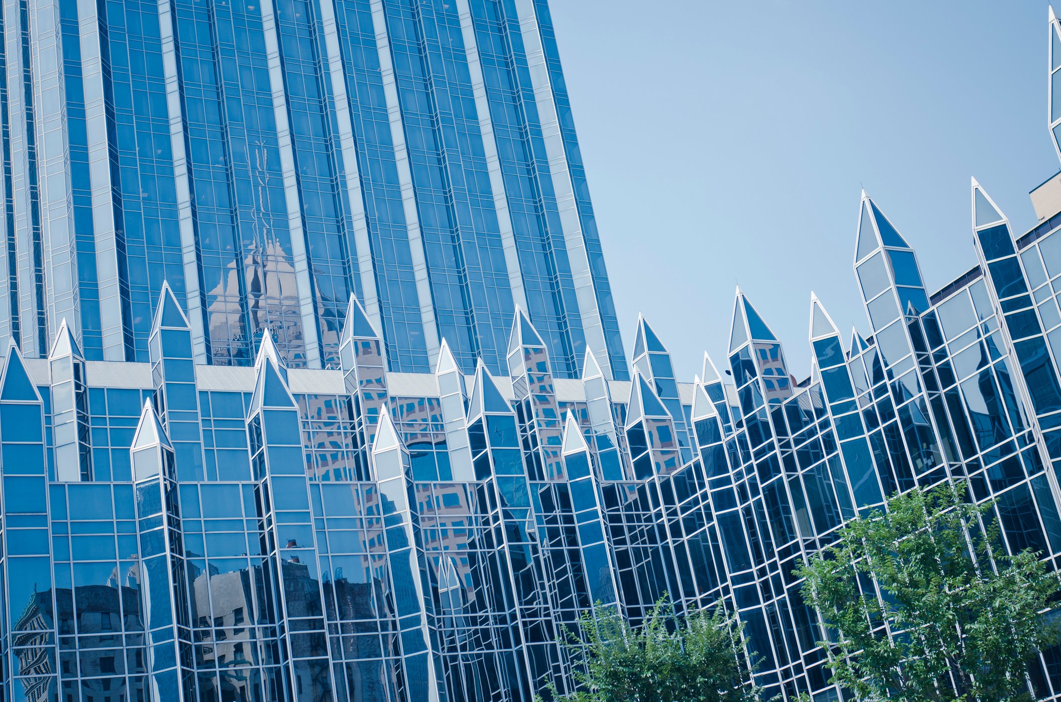 Partial exterior view of PPG global headquarters building