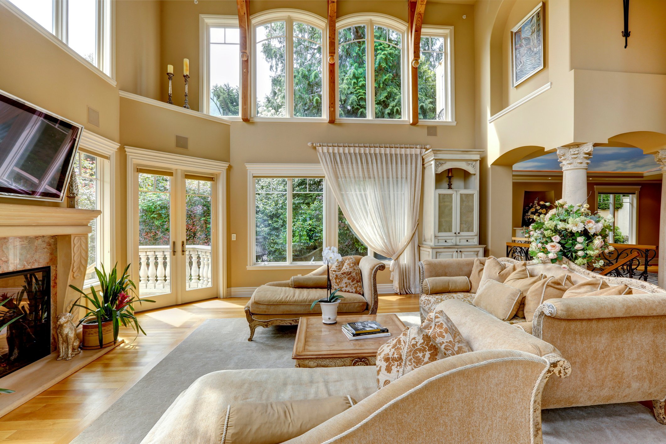 Large home interior