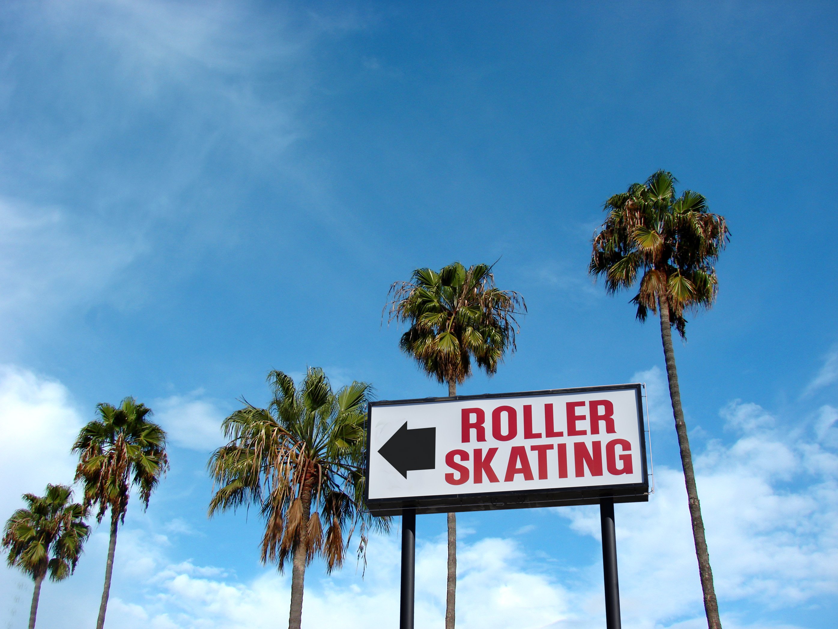 Roller Skating sign