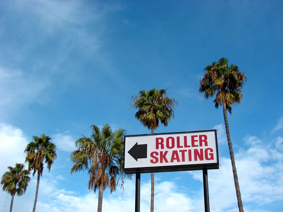 Roller Skating sign