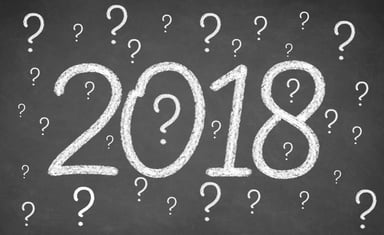 2018 with question marks
