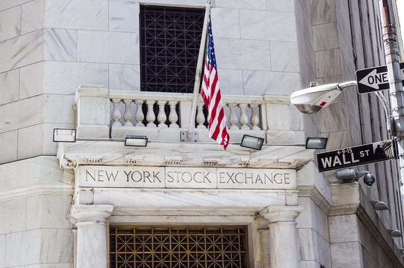 Front of New York Stock Exchange.