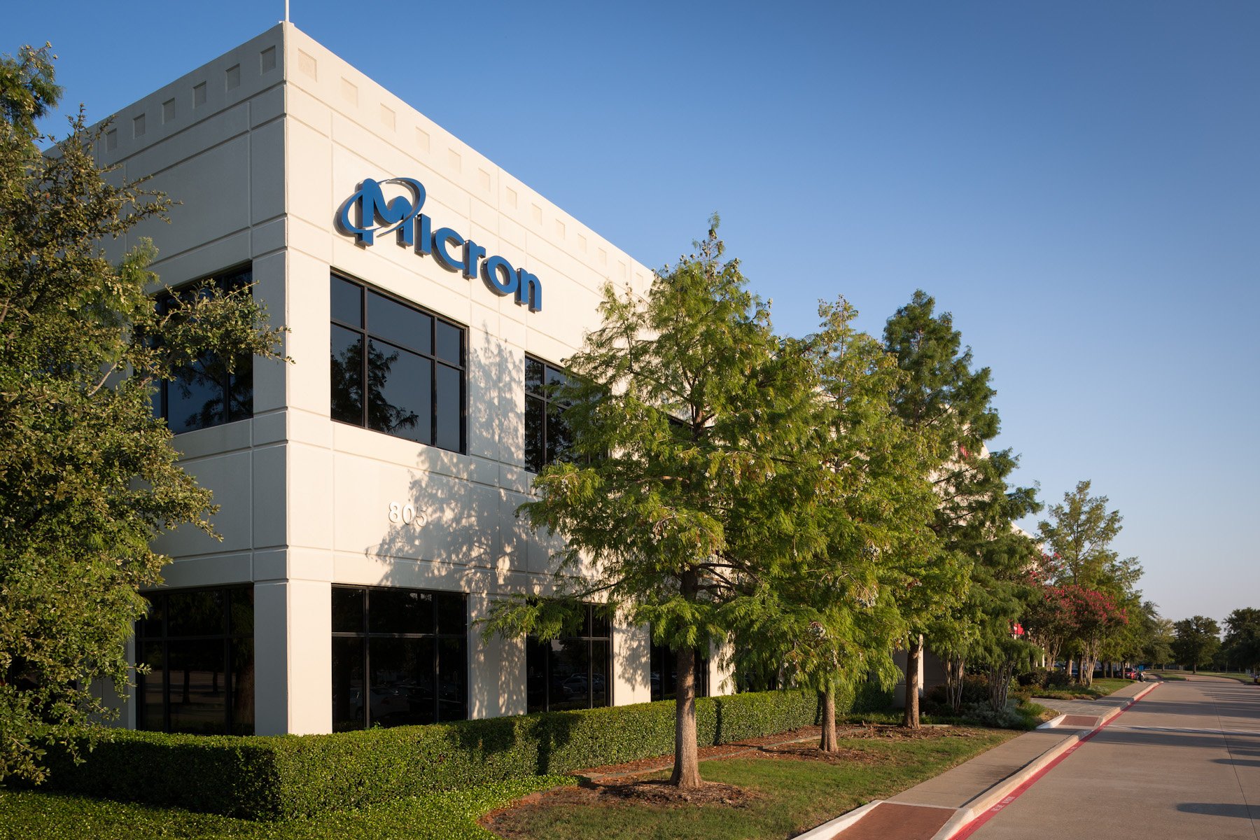 Micron building in Allen, Texas.