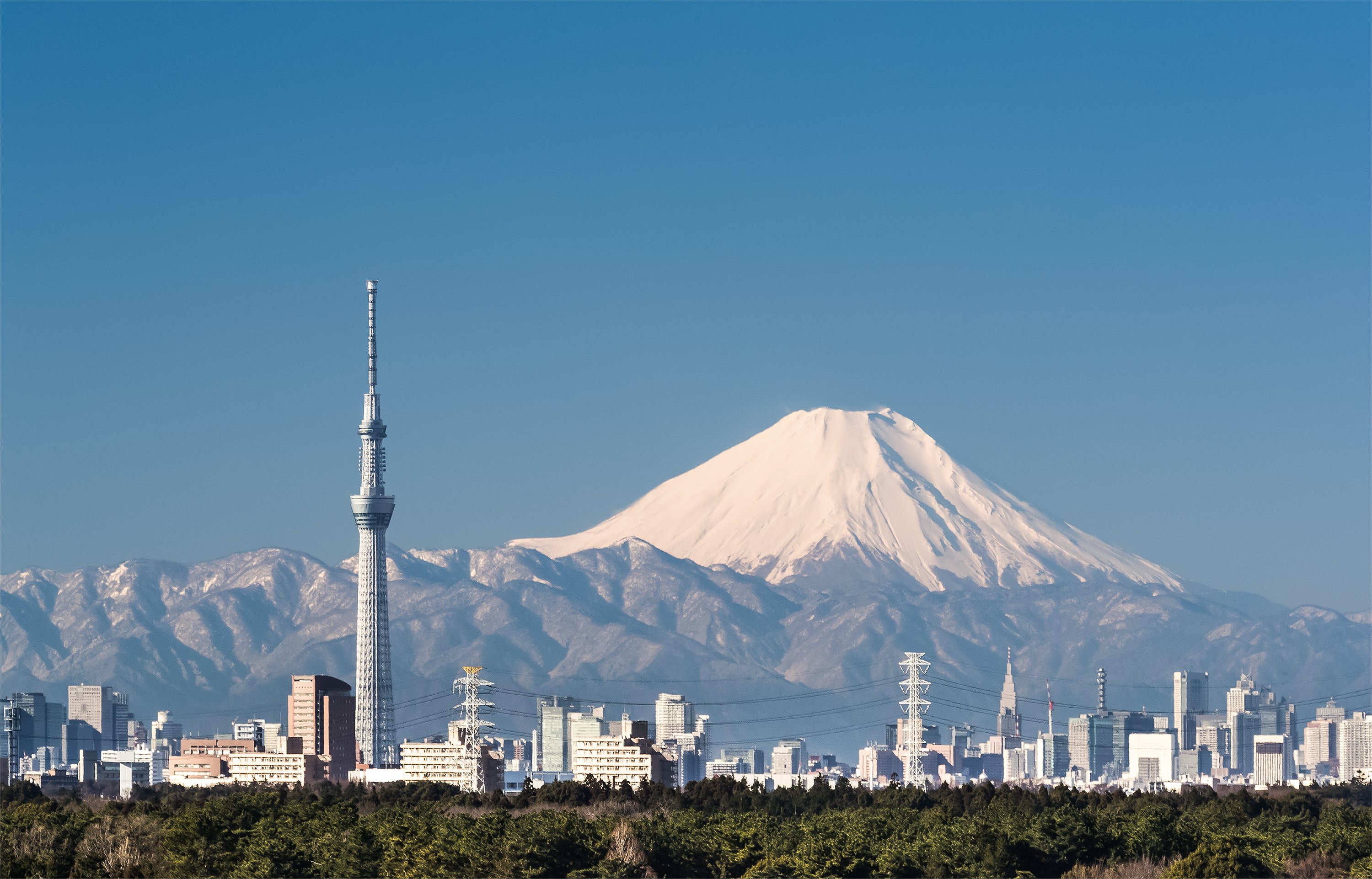 A view of Japan's Mt. Fuji