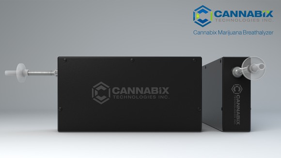 The Cannabix Marijuana Breathalyzer device.