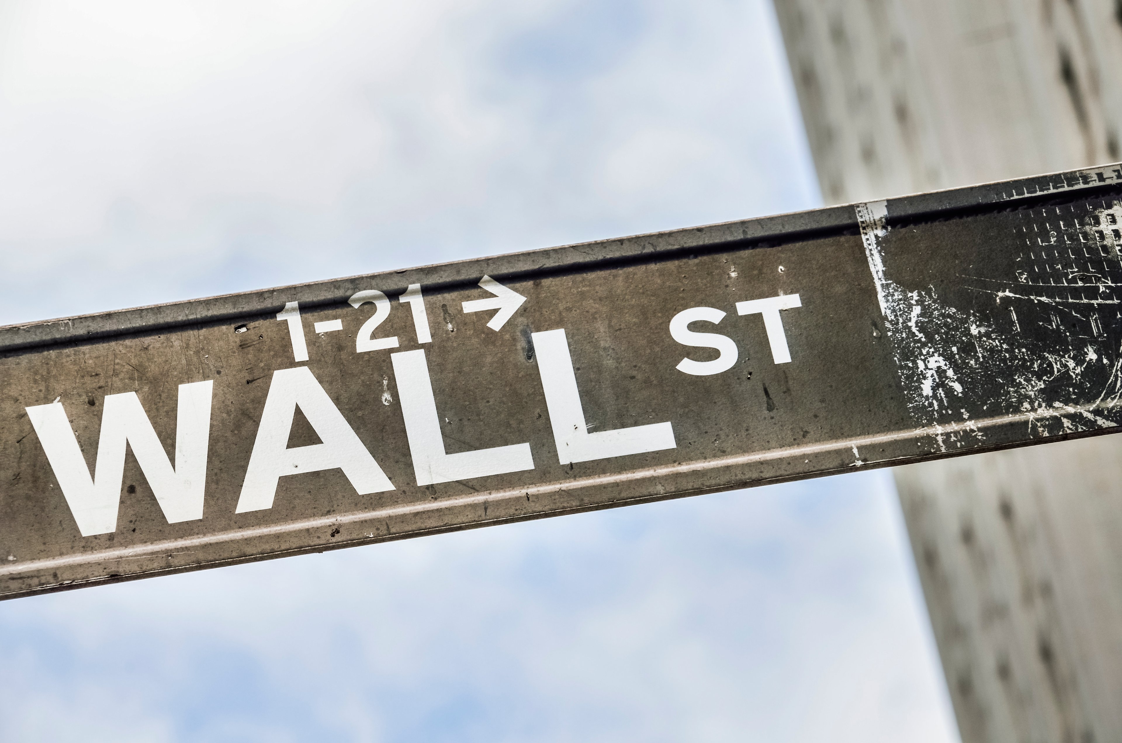 Wall Street sign