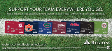Regions Bank card promo