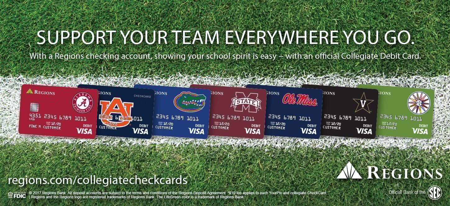 Regions financial card promo