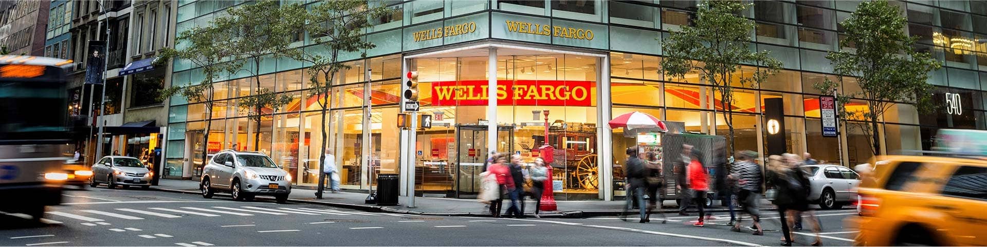 A Wells Fargo branch