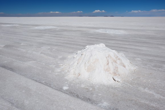 Lithium Salt Pile