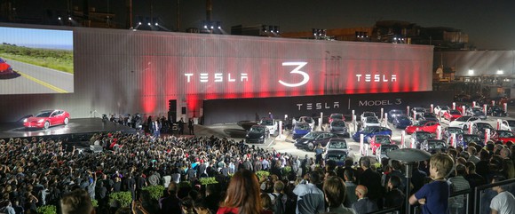 Model 3 delivery event