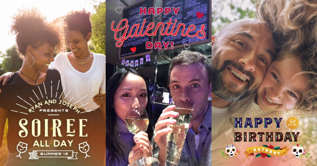 Snapchat custom lens samples