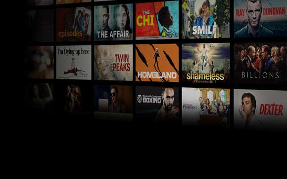 Posters for numerous Showtime series