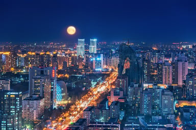 Beijing China urban landscape
