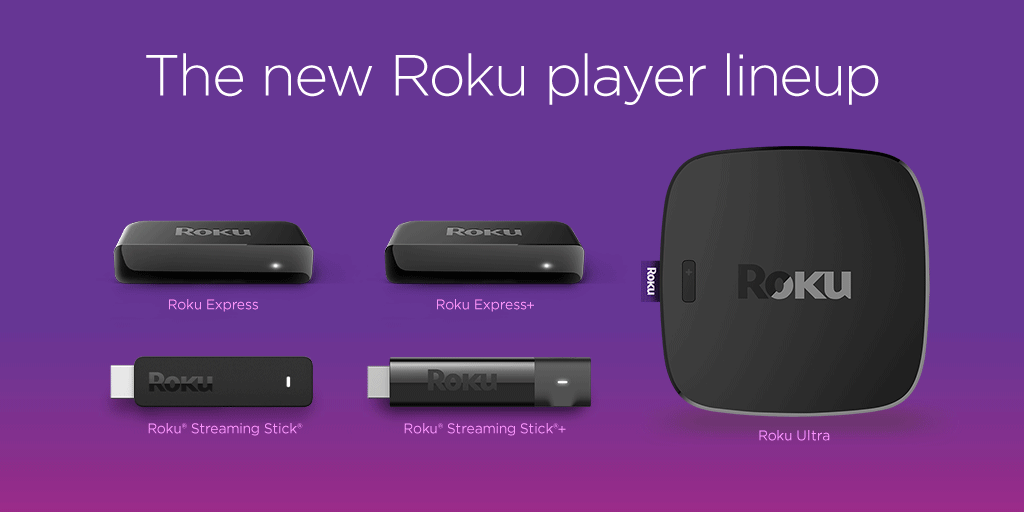 Roku's new player lineup, late 2017