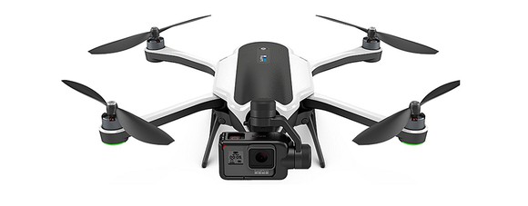 GoPro's Karma drone against a white background.