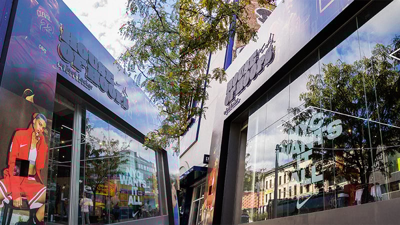 A Foot Locker House of Hoops store