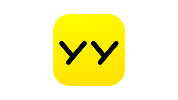 The yellow YY logo with two letter Ys in black