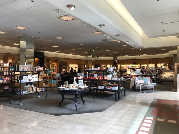 The home section at Nordstrom's Arden Fair Mall store