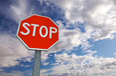 Stop Sign Invest Danger Risk Car Getty