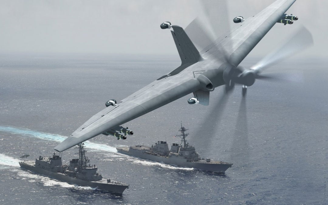 Artist's conception of prototype TERN drone