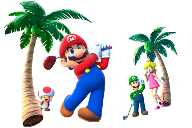 mario golfing