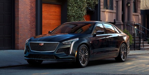 A 2019 Cadillac CT6 V-Sport, a large luxury sports sedan.