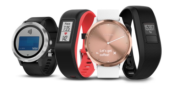 Garmin watches and trackers