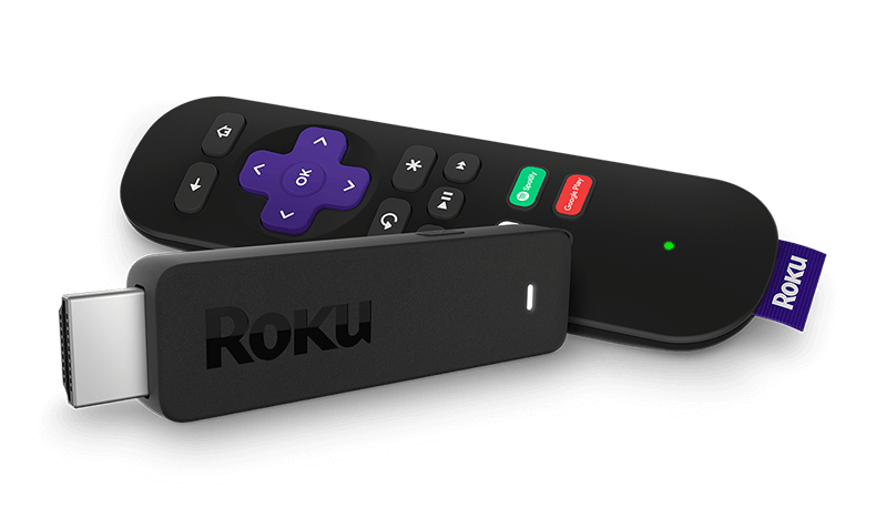 Roku stick and remote