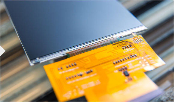 A Synaptics touch and display integration chip.