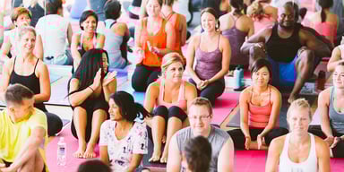 Yoga class lululemon