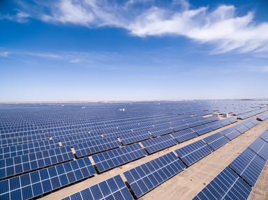 Solar Power Plant in the Desert