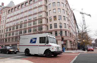 US Postal Service delivery truck