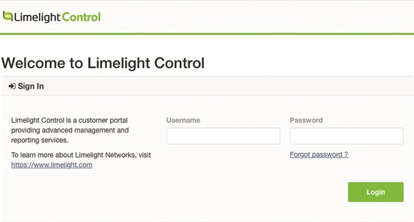 Format of Limelight Control product.