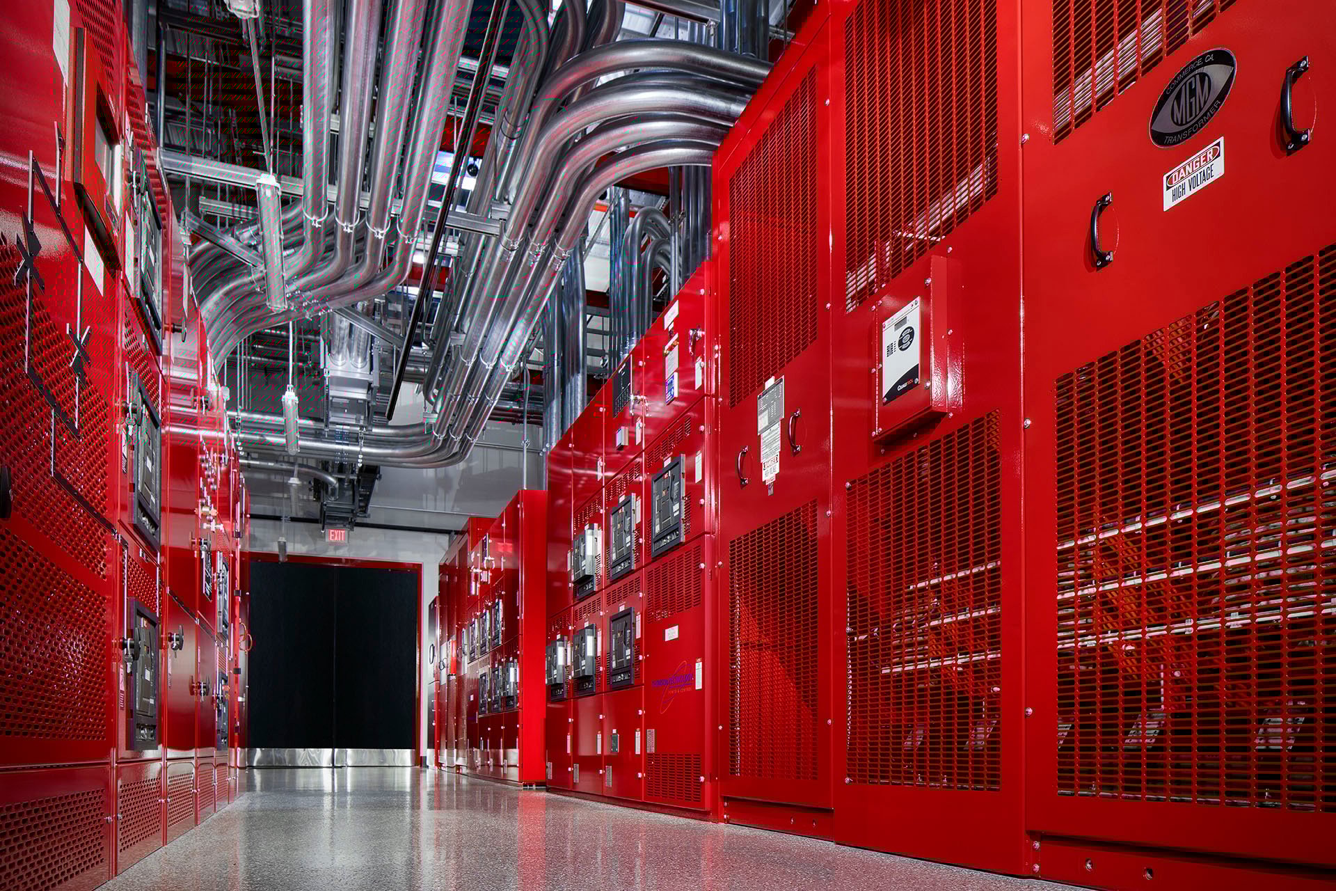 The inside of a Switch data center