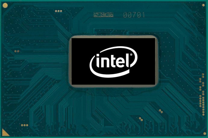 An Intel processor.