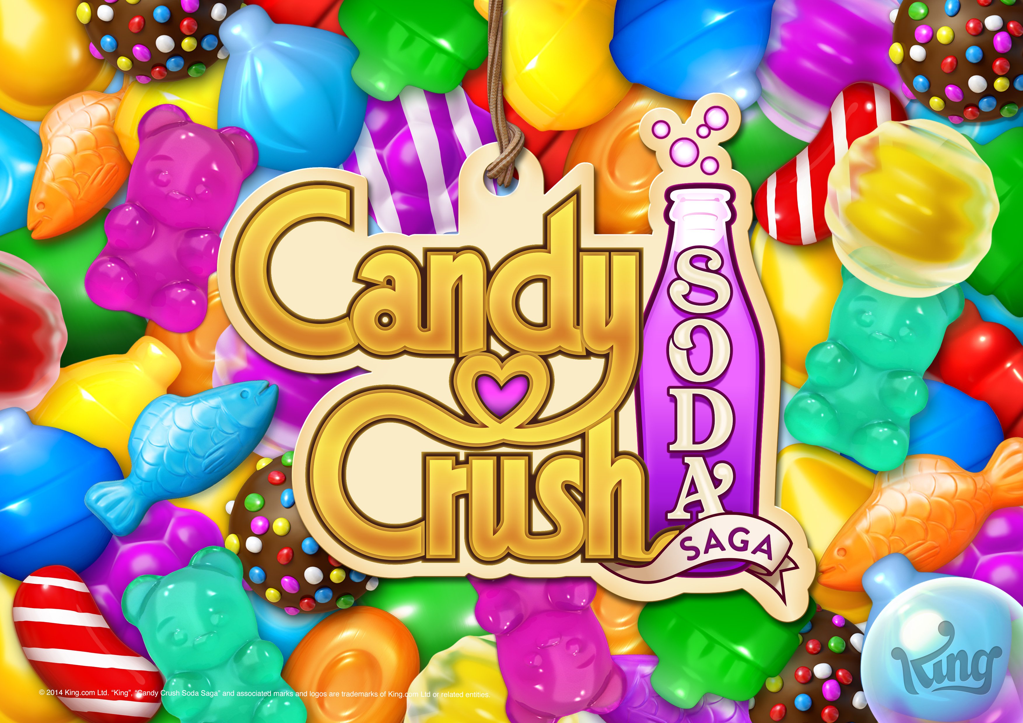 Candy Crush Soda Saga mobile game logo